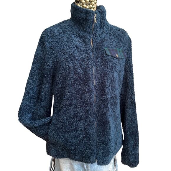 PENDLETON women's curly fuzzy 100% acrylic jacket - SIZE M - MEDIUM - Picture 1 of 13